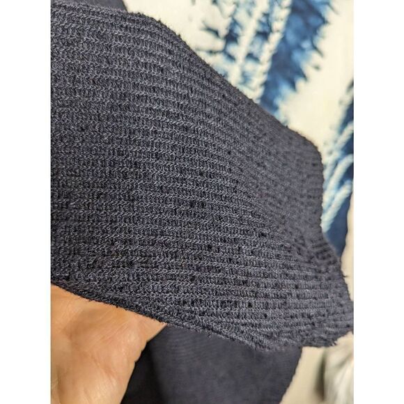 MANGO Women Navy Solid A-Line Dress XS - Picture 5 of 11